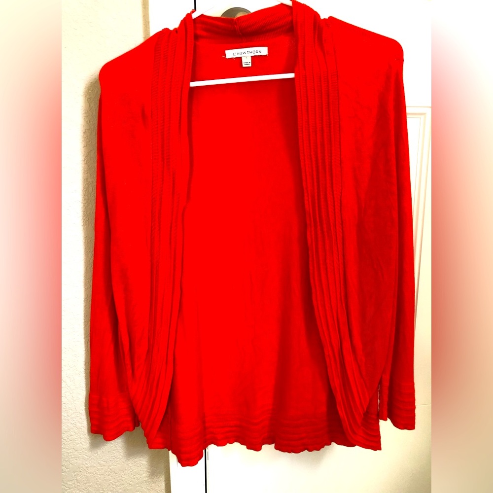 41 Hawthorn Orange Long Sleeve Cardigan